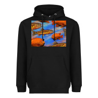 Black California Golden Trout Garibaldi Fish Background Heavyweight Hoodie - Bettercallsaul