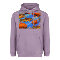 Lavender California Golden Trout Garibaldi Fish Background Heavyweight Hoodie - Bettercallsaul