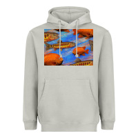 Moon Dust California Golden Trout Garibaldi Fish Background Heavyweight Hoodie - Bettercallsaul