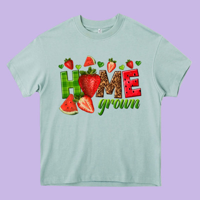 Home Grown Heavy Core Tee Designed By Texasbilliewilder
