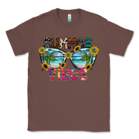 Chestnut Summer Vibes Classic Tee - CowhideDigitalArt