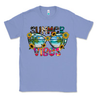 Colony Blue Summer Vibes Classic Tee - CowhideDigitalArt