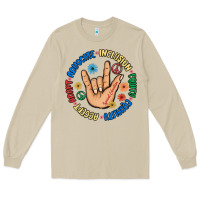 Mushroom advocate inclusion equity equality accept adapt Long Sleeve Tee - MaliasSmallBusiness