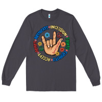 Smoke advocate inclusion equity equality accept adapt Long Sleeve Tee - MaliasSmallBusiness