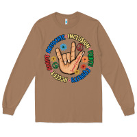 Toasted Coconut advocate inclusion equity equality accept adapt Long Sleeve Tee - MaliasSmallBusiness
