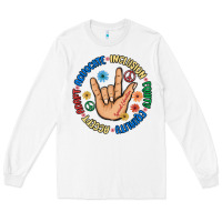 White advocate inclusion equity equality accept adapt Long Sleeve Tee - MaliasSmallBusiness