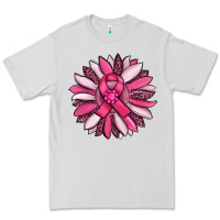 Dove Grey breast awareness cancer pink sunflower Premium Tee - RanaPortraitStore
