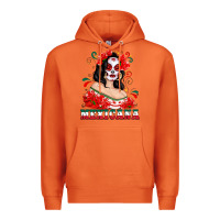 Carrot Mexicana with Skull Girl Premium Hoodie - texasbilliewilder