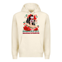 Tofu Mexicana with Skull Girl Premium Hoodie - texasbilliewilder
