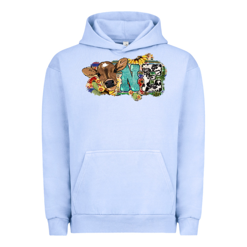 One Baby Cow Urban Hoodie by HowdyJamesFarm | Teevron
