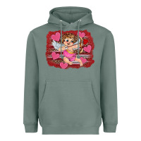 Sage valentine's day cupid heart Heavyweight Hoodie - RanaPortraitStore
