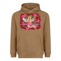 Toasted Coconut valentine's day cupid heart Heavyweight Hoodie - RanaPortraitStore