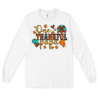 White one thankful papa Long Sleeve Tee - JahusDesignShop