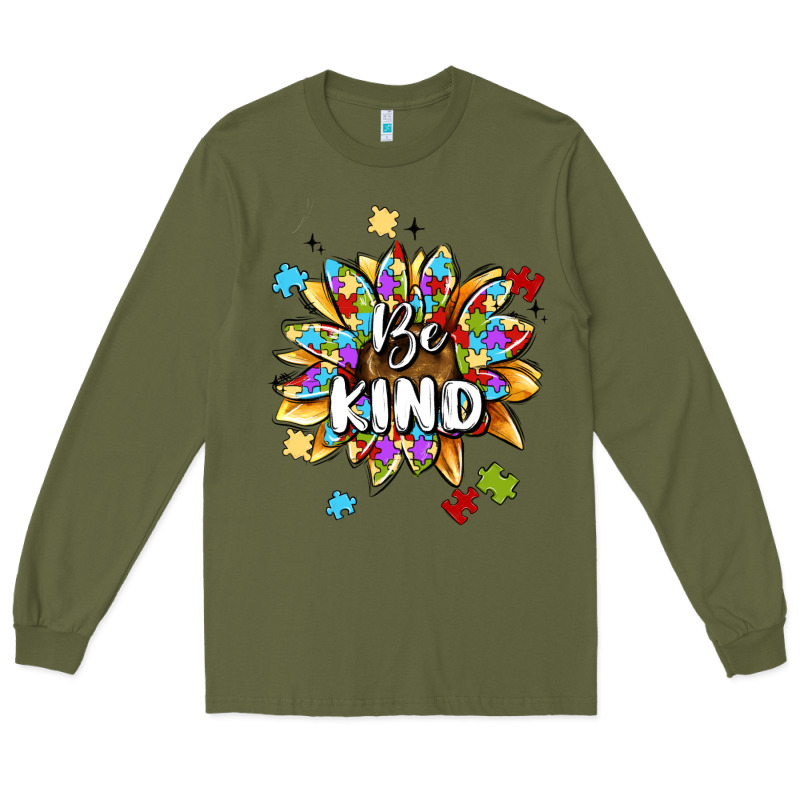 Be Kind Long Sleeve Tee by MaliasSmallBusiness | Teevron