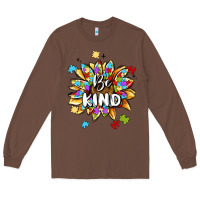 Chestnut be kind Long Sleeve Tee - MaliasSmallBusiness