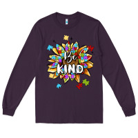 Plum be kind Long Sleeve Tee - MaliasSmallBusiness
