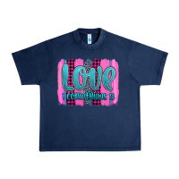 Navy love corinthians 13 valentine's day brushstroke Urban Heavy Tee - AdoDesignShop