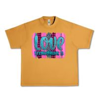 Peanut Butter love corinthians 13 valentine's day brushstroke Urban Heavy Tee - AdoDesignShop