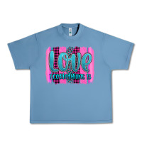 Pebble Blue love corinthians 13 valentine's day brushstroke Urban Heavy Tee - AdoDesignShop
