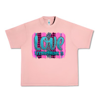 Salmon love corinthians 13 valentine's day brushstroke Urban Heavy Tee - AdoDesignShop