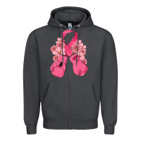 Smoke breast cancer with boxing gloves Zipper Hoodie - MaliasSmallBusiness
