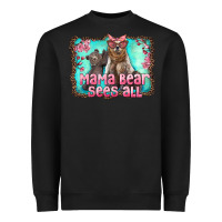 Black mama bear sees all Heavyweight Sweatshirt - Artiststas