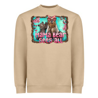 Mushroom mama bear sees all Heavyweight Sweatshirt - Artiststas