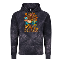 Cloud Black thankful grateful blessed turkey Vintage Hoodie - Artiststas