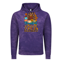 Cloud Purple thankful grateful blessed turkey Vintage Hoodie - Artiststas