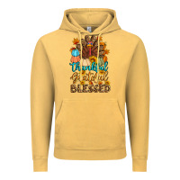 Vintage Mustard thankful grateful blessed turkey Vintage Hoodie - Artiststas