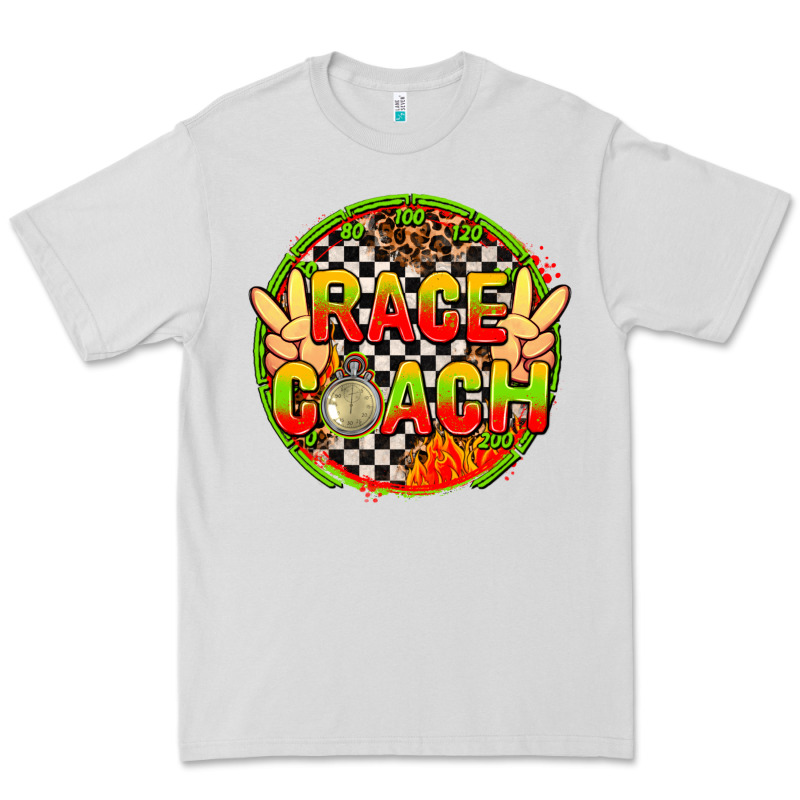 Race Coach  With Leopard And Peace Hand Premium Tee by AdoDesignShop | Teevron
