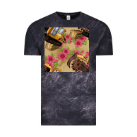 Cloud Black trencher chain seamless pattern Vintage Tee - BundleAndBundleShop