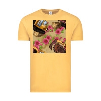 Vintage Mustard trencher chain seamless pattern Vintage Tee - BundleAndBundleShop