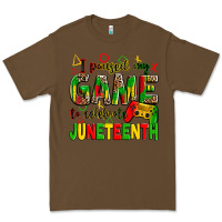 Cacao i paused my game to celebrate juneteenth Premium Tee - Zillion Design Studio