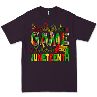 Plum i paused my game to celebrate juneteenth Premium Tee - Zillion Design Studio