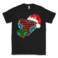 Black Christmas heart gemstones leopard Classic Tee - BarkalooDesign