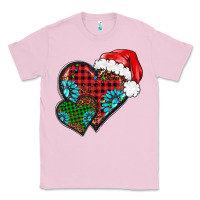 Bubblegum Pink Christmas heart gemstones leopard Classic Tee - BarkalooDesign