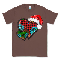 Chestnut Christmas heart gemstones leopard Classic Tee - BarkalooDesign
