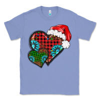 Colony Blue Christmas heart gemstones leopard Classic Tee - BarkalooDesign