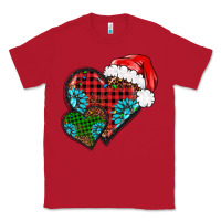 Red Christmas heart gemstones leopard Classic Tee - BarkalooDesign