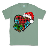 Sage Christmas heart gemstones leopard Classic Tee - BarkalooDesign