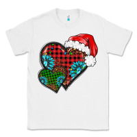 White Christmas heart gemstones leopard Classic Tee - BarkalooDesign