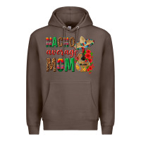 Coffee Nacho Average Mom Premium Hoodie - texasbilliewilder