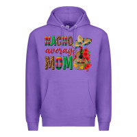 Purple Nacho Average Mom Premium Hoodie - texasbilliewilder