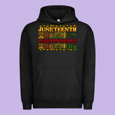 Juneteenth Is My Independence Day Urban Hoodie Designed By Howdyjamesfarm