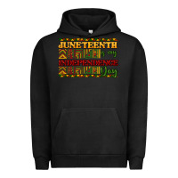 Pigment Black Juneteenth is my Independence day Urban Hoodie - HowdyJamesFarm