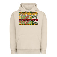 Pigment French Oak Juneteenth is my Independence day Urban Hoodie - HowdyJamesFarm