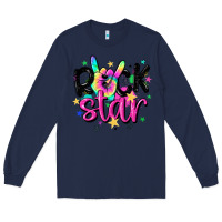 Navy rock star Long Sleeve Tee - MaliasSmallBusiness