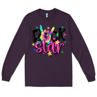 Plum rock star Long Sleeve Tee - MaliasSmallBusiness