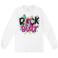 White rock star Long Sleeve Tee - MaliasSmallBusiness